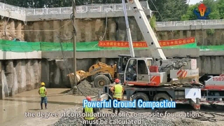 지반개량을 위한 강력한 Vibroflot 장비